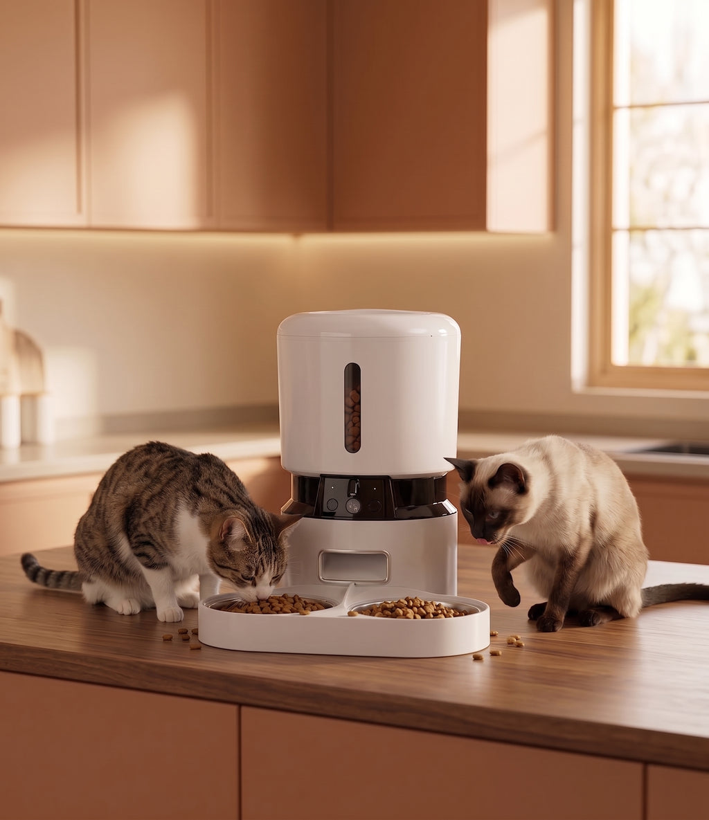 Smart Camera Feeder Dual Bowl OVIA