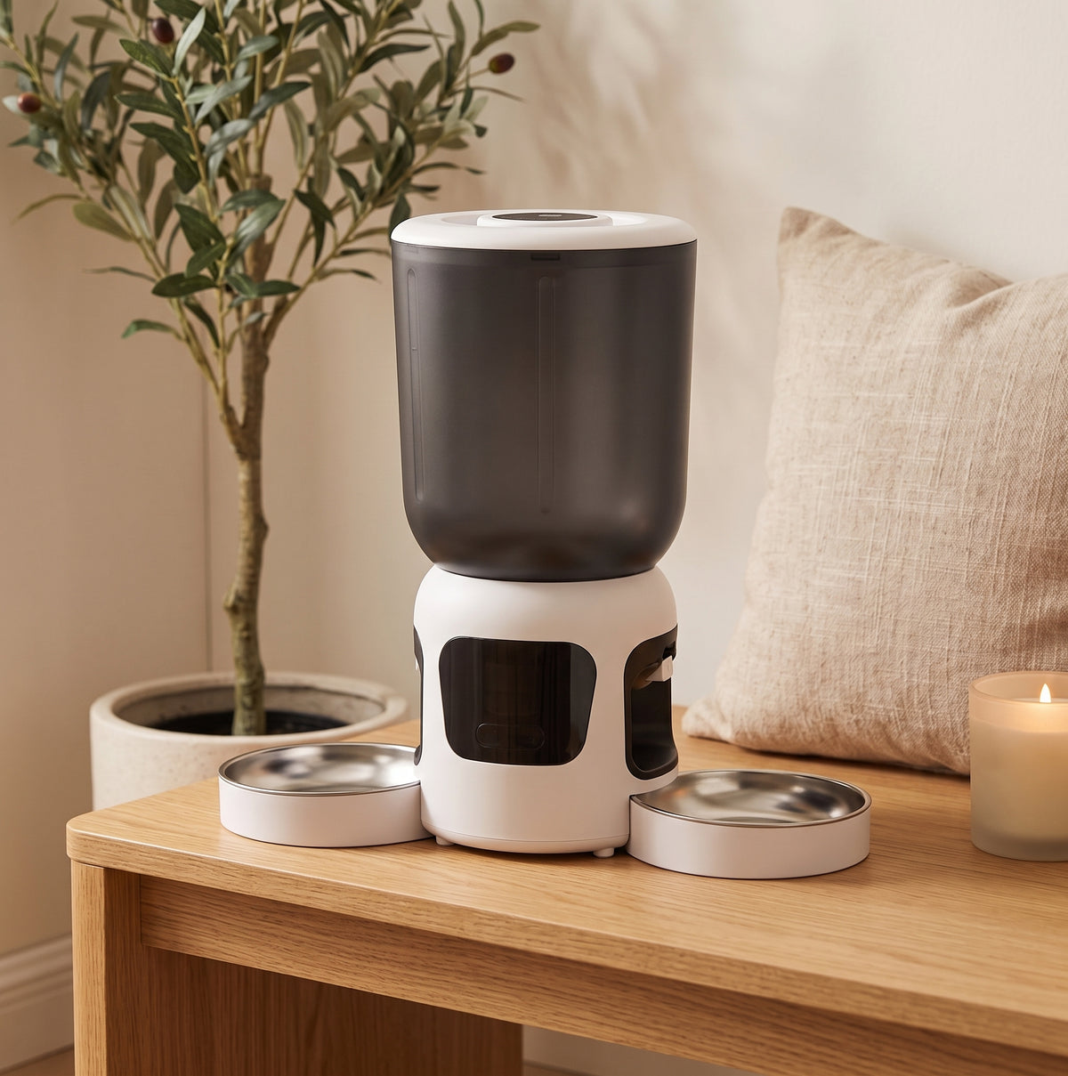 Smart Camera Feeder Dual Bowl PAVIA