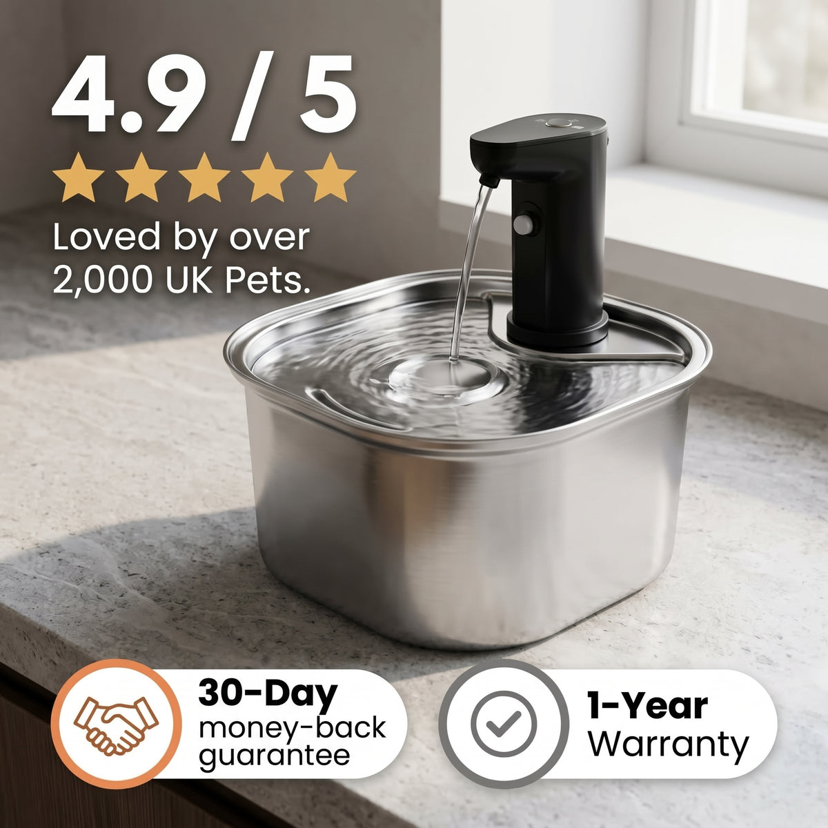 Stainless Steel Fountain SORIA