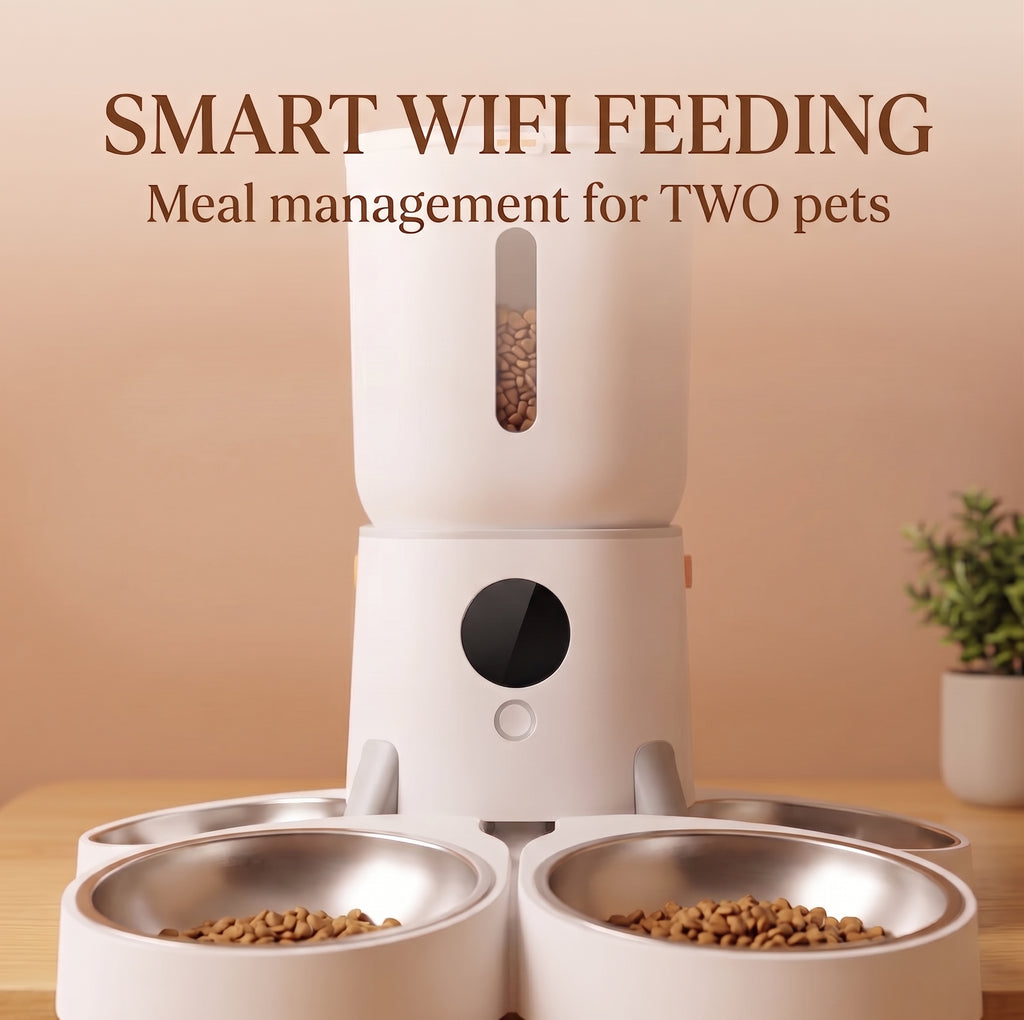 Smart Camera Feeder Dual Bowl NOMIA