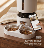 Smart Camera Feeder Dual Bowl OVIA